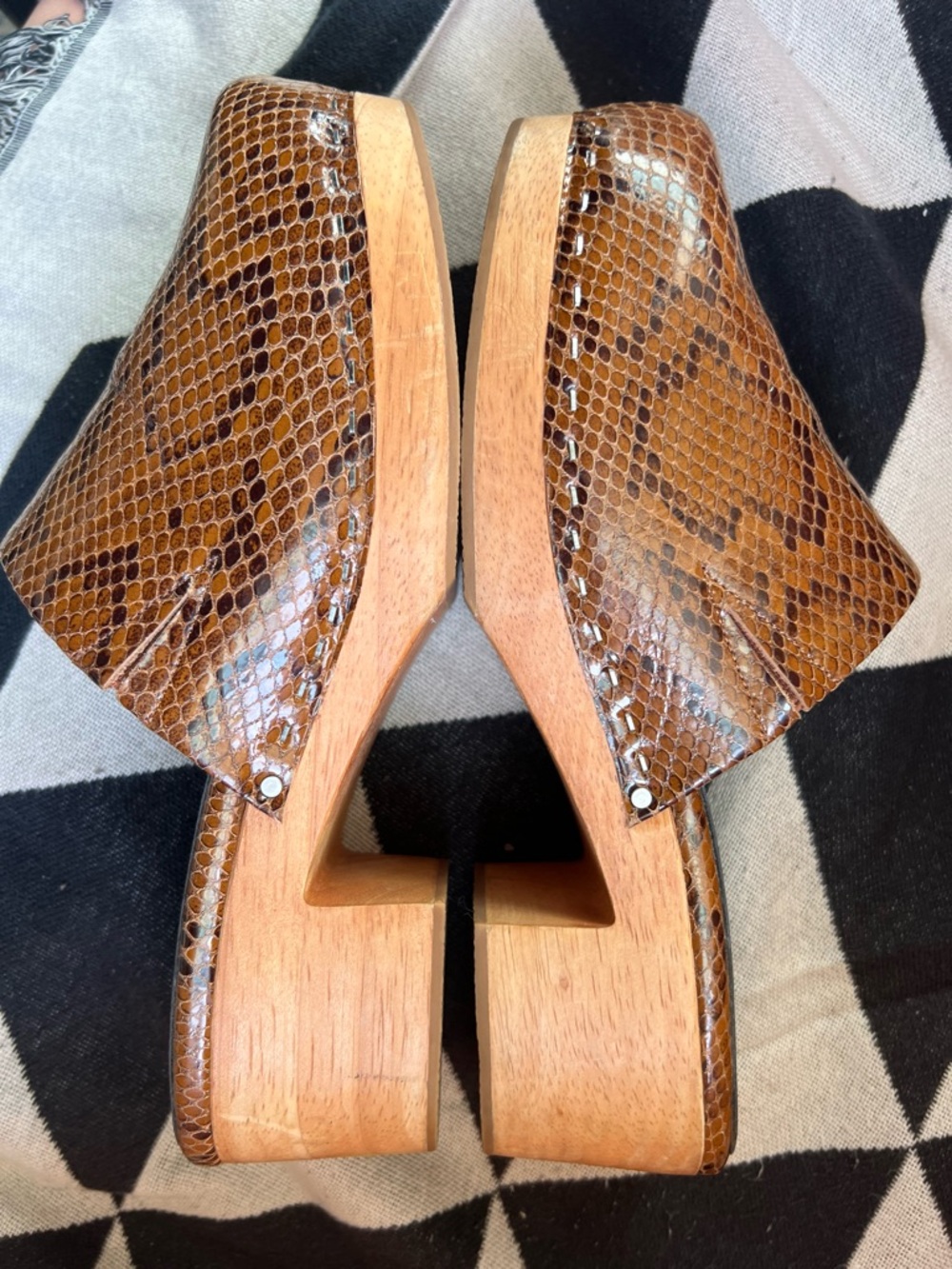 CHARLOTTE STONE Martino Clog Sz12 **fits like Sz11** - Picture 4 of 5